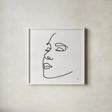 Island Breeze II BW by Moira Hershey. Shown in a crisp white glass frame for a clean and minimalist style. Available as an archival giclee rolled canvas, fine art paper, or poster print. SKU 67884a.
