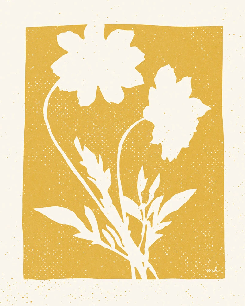 Joyful Spring I Golden Yellow by Moira Hershey