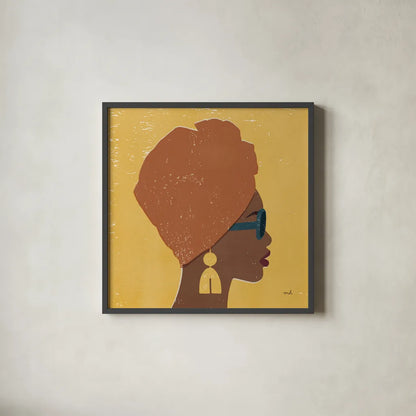 Kenya Couture I by Moira Hershey. Shown in a sleek black glass frame for a contemporary gallery look. Available as an archival giclee rolled canvas, fine art paper, or poster print. SKU 62162a.