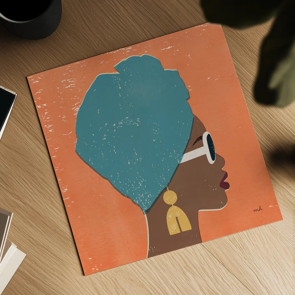 Kenya Couture I Bright by Moira Hershey. Shown as a detailed flat fine art print, highlighting archival giclee quality. Available as an archival giclee rolled canvas, fine art paper, or poster print. SKU 68243a.