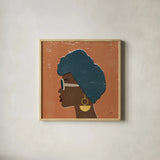 Kenya Couture II by Moira Hershey. Shown in a natural wood glass frame for a timeless modern aesthetic. Available as an archival giclee rolled canvas, fine art paper, or poster print. SKU 62163a.
