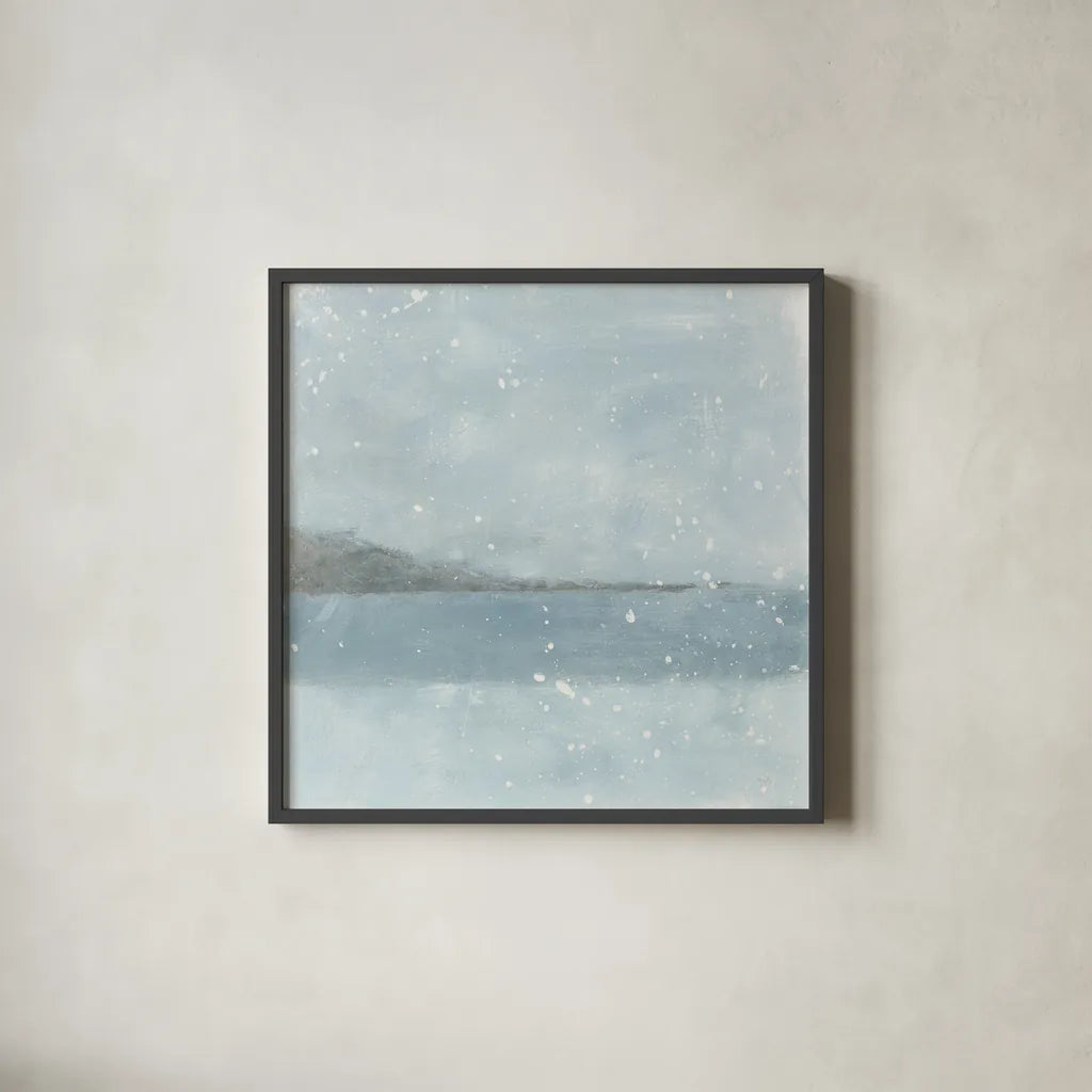 Layers III by Moira Hershey. Shown in a sleek black glass frame for a contemporary gallery look. Available as an archival giclee rolled canvas, fine art paper, or poster print. SKU 46565a.