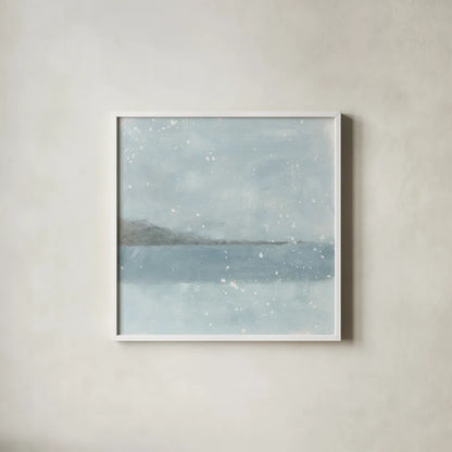 Layers III by Moira Hershey. Shown in a crisp white glass frame for a clean and minimalist style. Available as an archival giclee rolled canvas, fine art paper, or poster print. SKU 46565a.