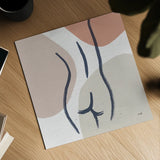 Line Figures II by Moira Hershey. Shown as a detailed flat fine art print, highlighting archival giclee quality. Available as an archival giclee rolled canvas, fine art paper, or poster print. SKU 63772a.