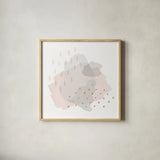 Lovely Blush III by Moira Hershey. Shown in a natural wood glass frame for a timeless modern aesthetic. Available as an archival giclee rolled canvas, fine art paper, or poster print. SKU 35390a.