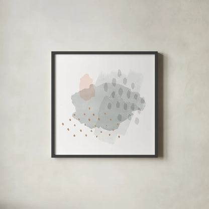 Lovely I by Moira Hershey. Shown in a sleek black glass frame for a contemporary gallery look. Available as an archival giclee rolled canvas, fine art paper, or poster print. SKU 35269a.