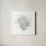 Lovely II by Moira Hershey. Shown in a crisp white glass frame for a clean and minimalist style. Available as an archival giclee rolled canvas, fine art paper, or poster print. SKU 35270a.