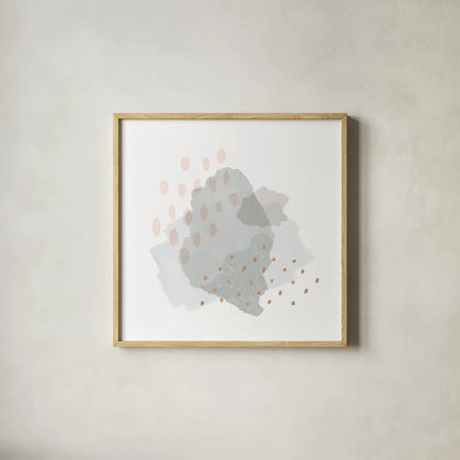 Lovely III by Moira Hershey. Shown in a natural wood glass frame for a timeless modern aesthetic. Available as an archival giclee rolled canvas, fine art paper, or poster print. SKU 35271a.