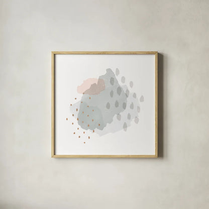 Lovely IV by Moira Hershey. Shown in a natural wood glass frame for a timeless modern aesthetic. Available as an archival giclee rolled canvas, fine art paper, or poster print. SKU 35274a.