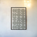 Make it Mod I v2 by Moira Hershey. shown as a paper print in a black flame. Available as a archival giclee rolled canvas, fine art paper, or poster print. SKU 80612h.