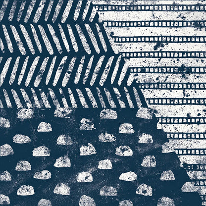 Mark Making Tile I by Moira Hershey. SKU 33240a. Archival Giclee Fine art print for wall decor.