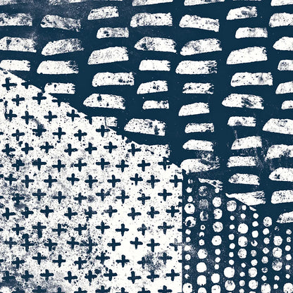 Mark Making Tile II by Moira Hershey. SKU 33241a. Archival Giclee Fine art print for wall decor.