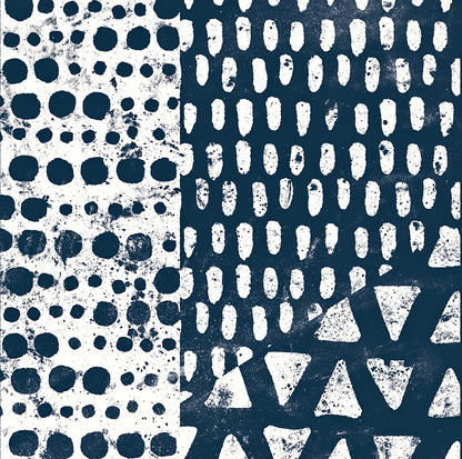 Mark Making Tile III by Moira Hershey. SKU 33242a. Archival Giclee Fine art print for wall decor.