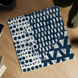Mark Making Tile III by Moira Hershey. Shown as a detailed flat fine art print, highlighting archival giclee quality. Available as an archival giclee rolled canvas, fine art paper, or poster print. SKU 33242a.