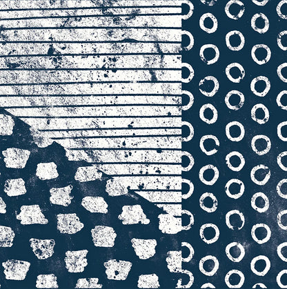 Mark Making Tile IV by Moira Hershey. SKU 33243a. Archival Giclee Fine art print for wall decor.