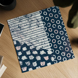 Mark Making Tile IV with Blush by Moira Hershey. Shown as a detailed flat fine art print, highlighting archival giclee quality. Available as an archival giclee rolled canvas, fine art paper, or poster print. SKU 40800a.