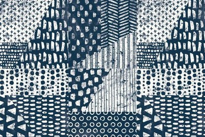 Mark Making Tile VI by Moira Hershey. SKU 52898i. Archival Giclee Fine art print for wall decor.