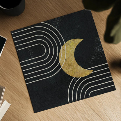 Midnight Moon I by Moira Hershey. Shown as a detailed flat fine art print, highlighting archival giclee quality. Available as an archival giclee rolled canvas, fine art paper, or poster print. SKU 83620a.