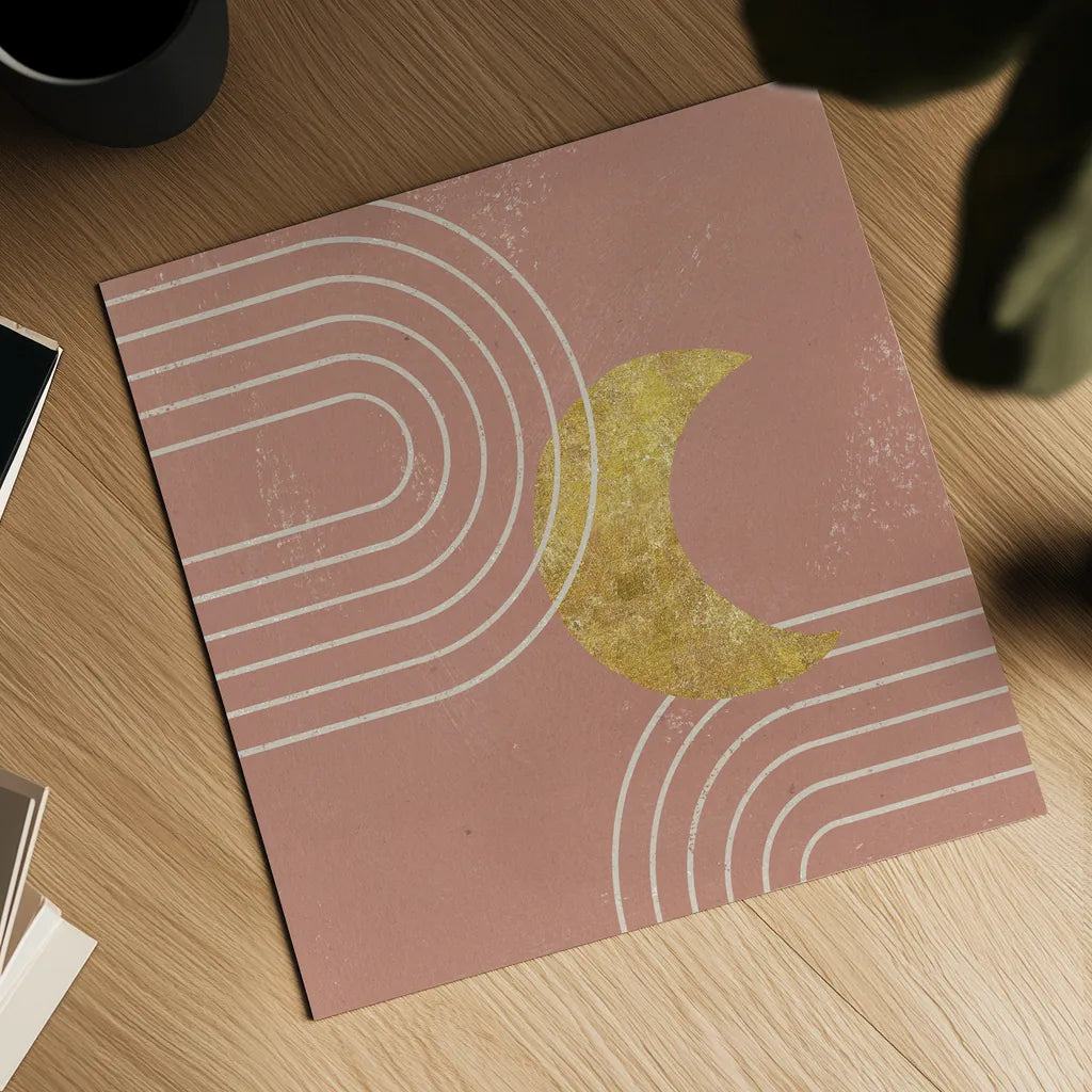 Midnight Moon I by Moira Hershey. Shown as a detailed flat fine art print, highlighting archival giclee quality. Available as an archival giclee rolled canvas, fine art paper, or poster print. SKU 90911a.