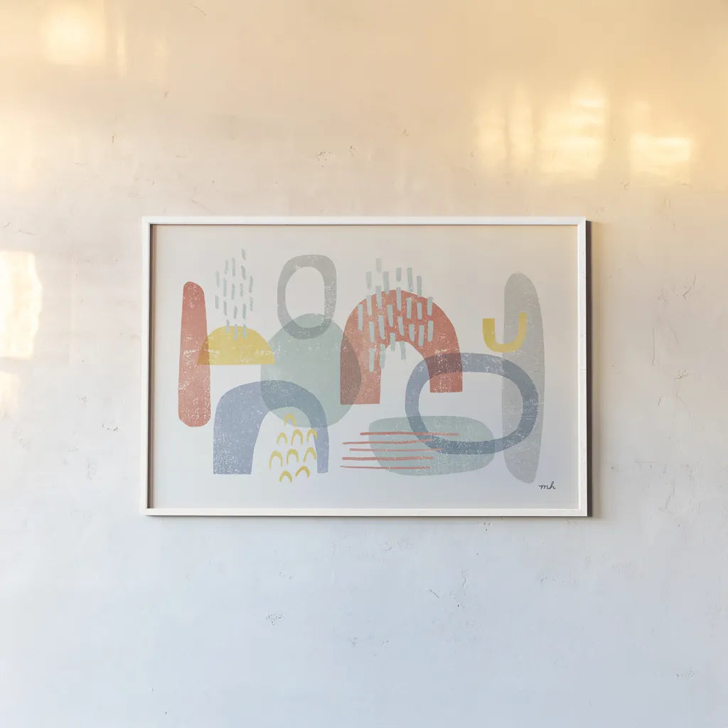 Milo I by Moira Hershey. shown as a paper print in a white frame. Available as a archival giclee rolled canvas, fine art paper, or poster print. SKU 46166i.