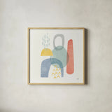Milo II by Moira Hershey. Shown in a natural wood glass frame for a timeless modern aesthetic. Available as an archival giclee rolled canvas, fine art paper, or poster print. SKU 46167a.