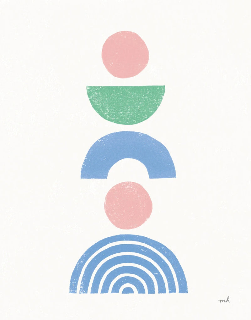 Minimalist Boho I Pastel by Moira Hershey