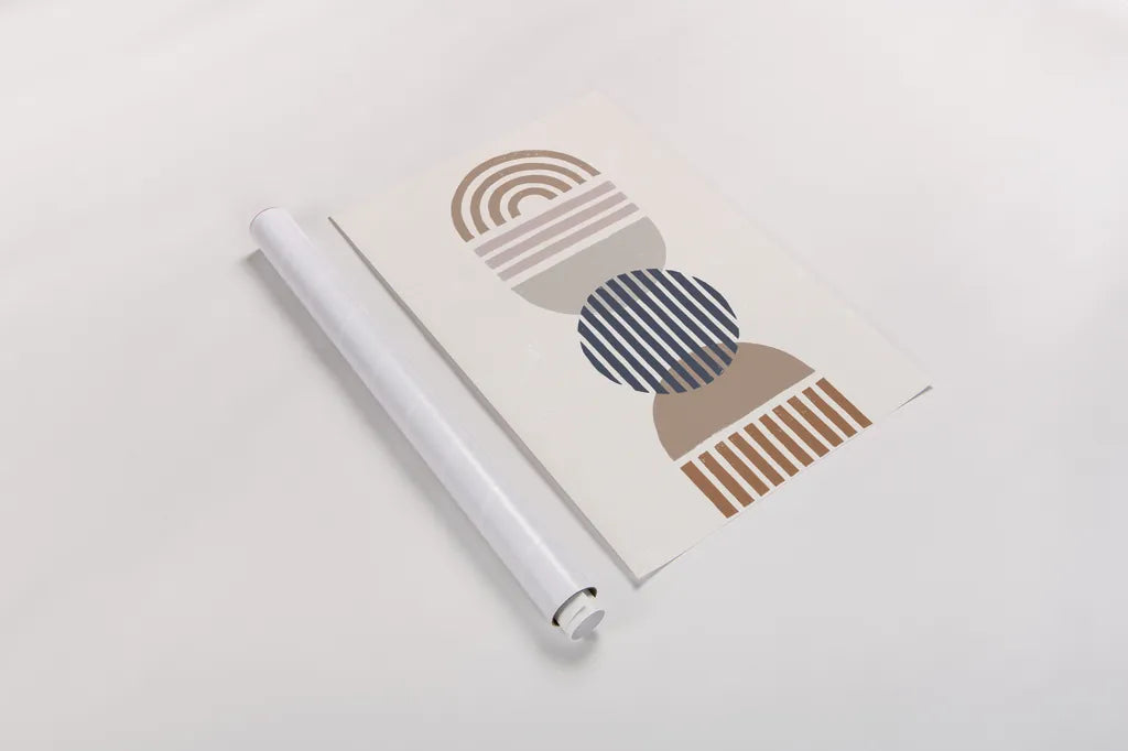 Modern Desert I by Moira Hershey. shown as a rolled paper print. Available as archival giclee rolled canvas, fine art paper, or poster print. SKU 66894h.