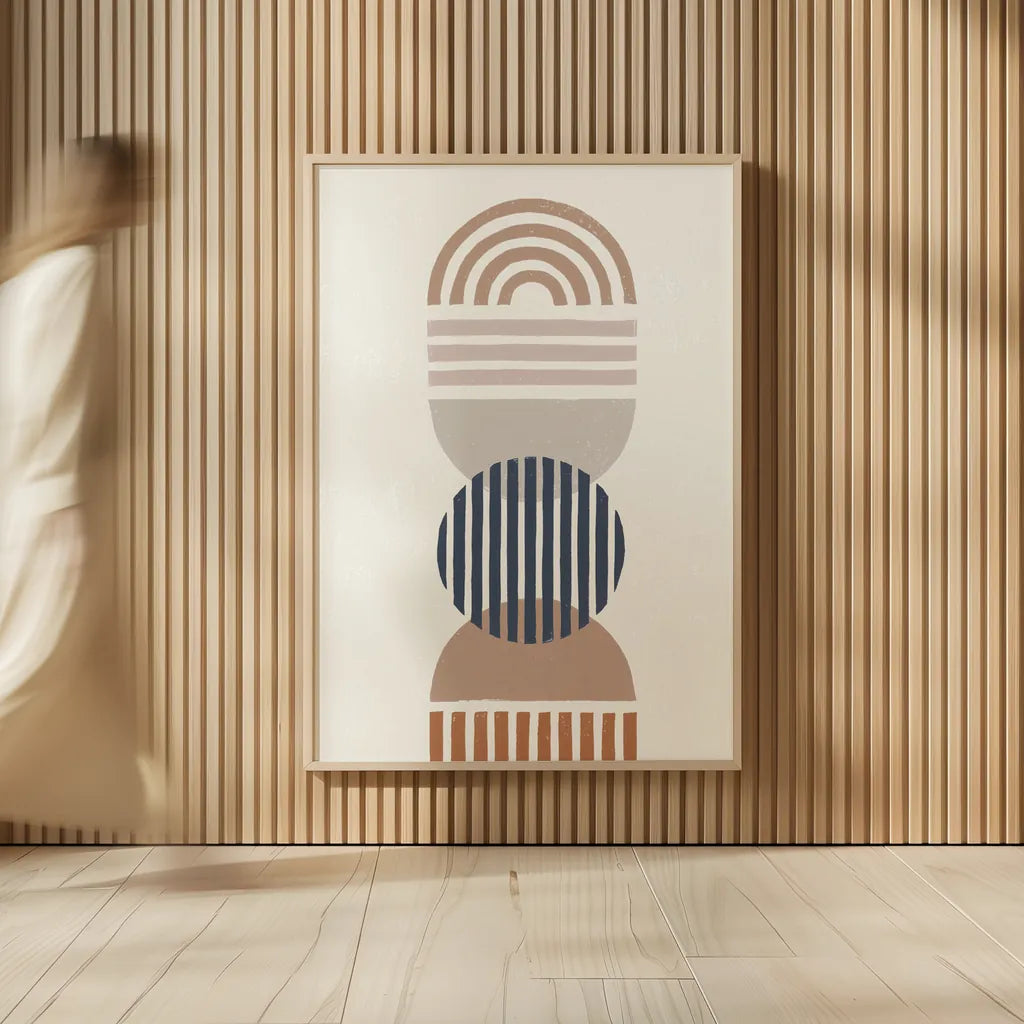 Modern Desert I by Moira Hershey. shown as over sized large wall art. Available as an archival giclee rolled canvas, fine art paper, or poster print. SKU 66894h.