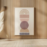 Modern Desert I Eventide by Moira Hershey. shown as over sized large wall art. Available as an archival giclee rolled canvas, fine art paper, or poster print. SKU 70970h.