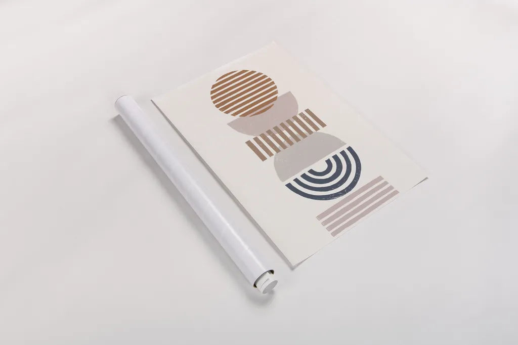 Modern Desert II by Moira Hershey. shown as a rolled paper print. Available as archival giclee rolled canvas, fine art paper, or poster print. SKU 66895h.