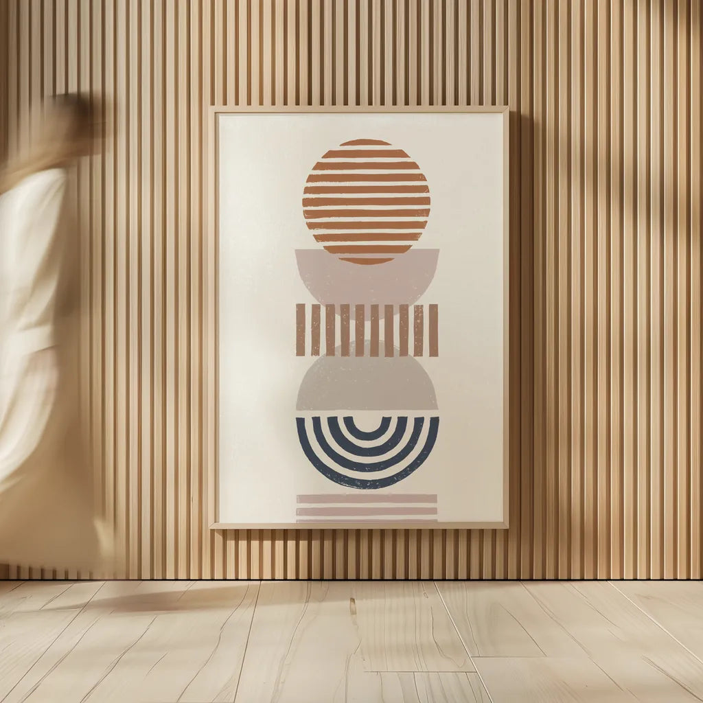 Modern Desert II by Moira Hershey. shown as over sized large wall art. Available as an archival giclee rolled canvas, fine art paper, or poster print. SKU 66895h.