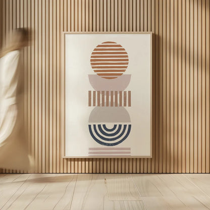 Modern Desert II by Moira Hershey. shown as over sized large wall art. Available as an archival giclee rolled canvas, fine art paper, or poster print. SKU 66895h.