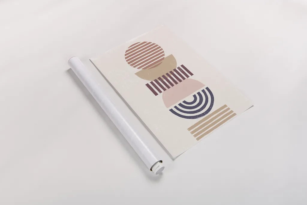 Modern Desert II Eventide by Moira Hershey. shown as a rolled paper print. Available as archival giclee rolled canvas, fine art paper, or poster print. SKU 70971h.