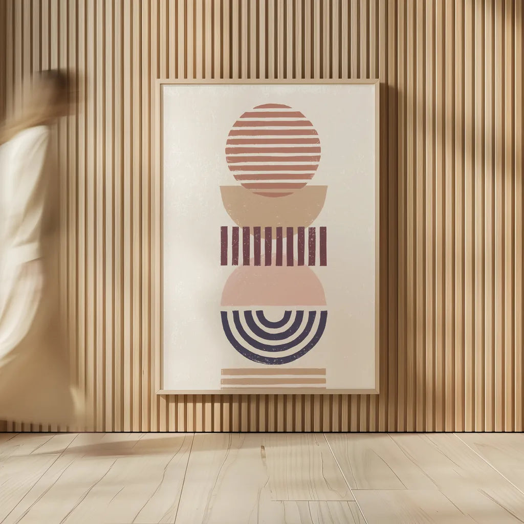 Modern Desert II Eventide by Moira Hershey. shown as over sized large wall art. Available as an archival giclee rolled canvas, fine art paper, or poster print. SKU 70971h.