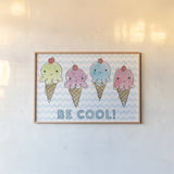 My Treat by Moira Hershey. shown as a paper print in a natural frame. Available as a archival giclee rolled canvas, fine art paper, or poster print. SKU 28500i.