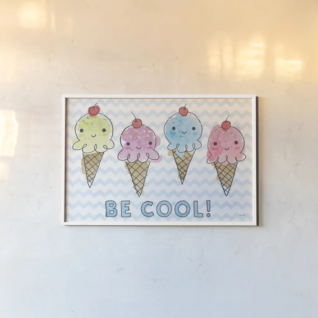 My Treat by Moira Hershey. shown as a paper print in a white frame. Available as a archival giclee rolled canvas, fine art paper, or poster print. SKU 28500i.