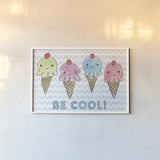 My Treat by Moira Hershey. shown as a paper print in a white frame. Available as a archival giclee rolled canvas, fine art paper, or poster print. SKU 28500i.