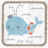 Nautical Friends I by Moira Hershey. SKU 16327a. Archival Giclee Fine art print for wall decor.