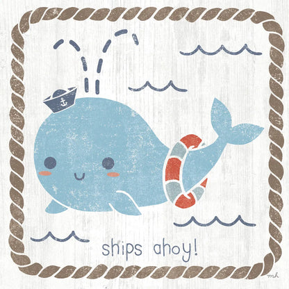 Nautical Friends I by Moira Hershey. SKU 16327a. Archival Giclee Fine art print for wall decor.