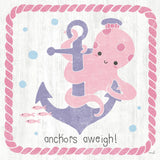 Nautical Friends III Girly by Moira Hershey. SKU 16758a. Archival Giclee Fine art print for wall decor.