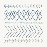 Nordic Vibes II Blue by Moira Hershey. SKU 50076a. Archival Giclee Fine art print for wall decor.