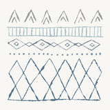 Nordic Vibes III Blue by Moira Hershey. SKU 50077a. Archival Giclee Fine art print for wall decor.