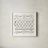 Nordic Vibes IV by Moira Hershey. Shown in a crisp white glass frame for a clean and minimalist style. Available as an archival giclee rolled canvas, fine art paper, or poster print. SKU 49125a.