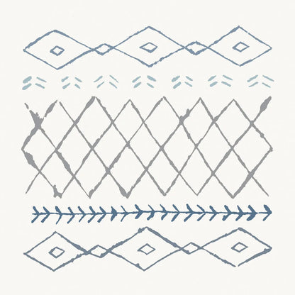 Nordic Vibes IV Blue by Moira Hershey. SKU 50078a. Archival Giclee Fine art print for wall decor.