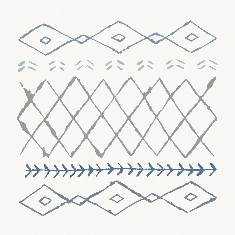 Nordic Vibes IV Blue by Moira Hershey. SKU 50078a. Archival Giclee Fine art print for wall decor.