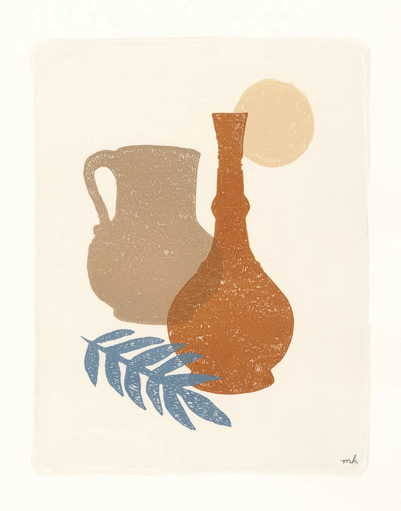 Oasis II Dusty Blue by Moira Hershey