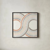 Over the Rainbow II by Moira Hershey. Shown in a sleek black glass frame for a contemporary gallery look. Available as an archival giclee rolled canvas, fine art paper, or poster print. SKU 53530a.