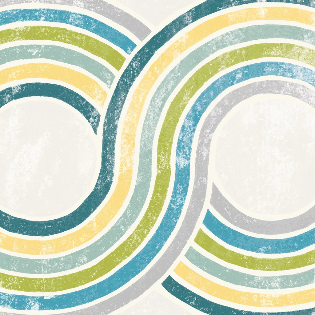 Over the Rainbow II Green by Moira Hershey. SKU 72249a. Archival Giclee Fine art print for wall decor.