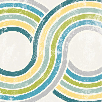 Over the Rainbow II Green by Moira Hershey. SKU 72249a. Archival Giclee Fine art print for wall decor.