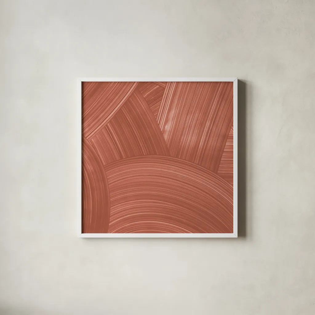 Overpass I by Moira Hershey. Shown in a crisp white glass frame for a clean and minimalist style. Available as an archival giclee rolled canvas, fine art paper, or poster print. SKU 59963a.